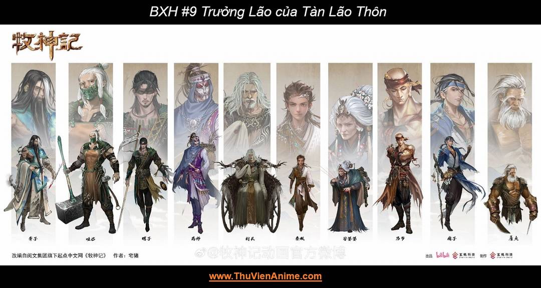 Tàn Lão Thôn: Bảng xếp hạng sức mạnh #9 trưởng lão