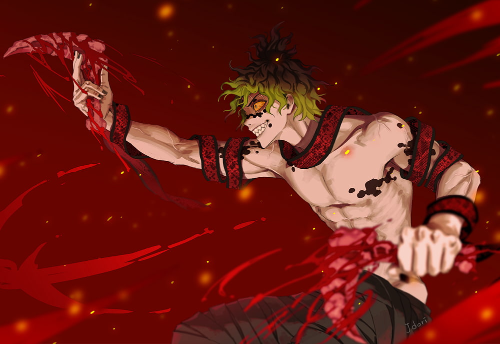 Vài nét về Thượng Huyền Lục Gyuutarou trong Kimetsu no Yaiba